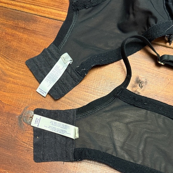 Cacique Black Lace Bra Duo 40DDD - Picture 6 of 7